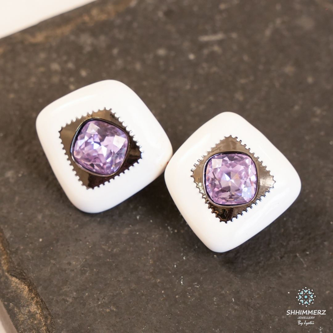 Amethyst Studs