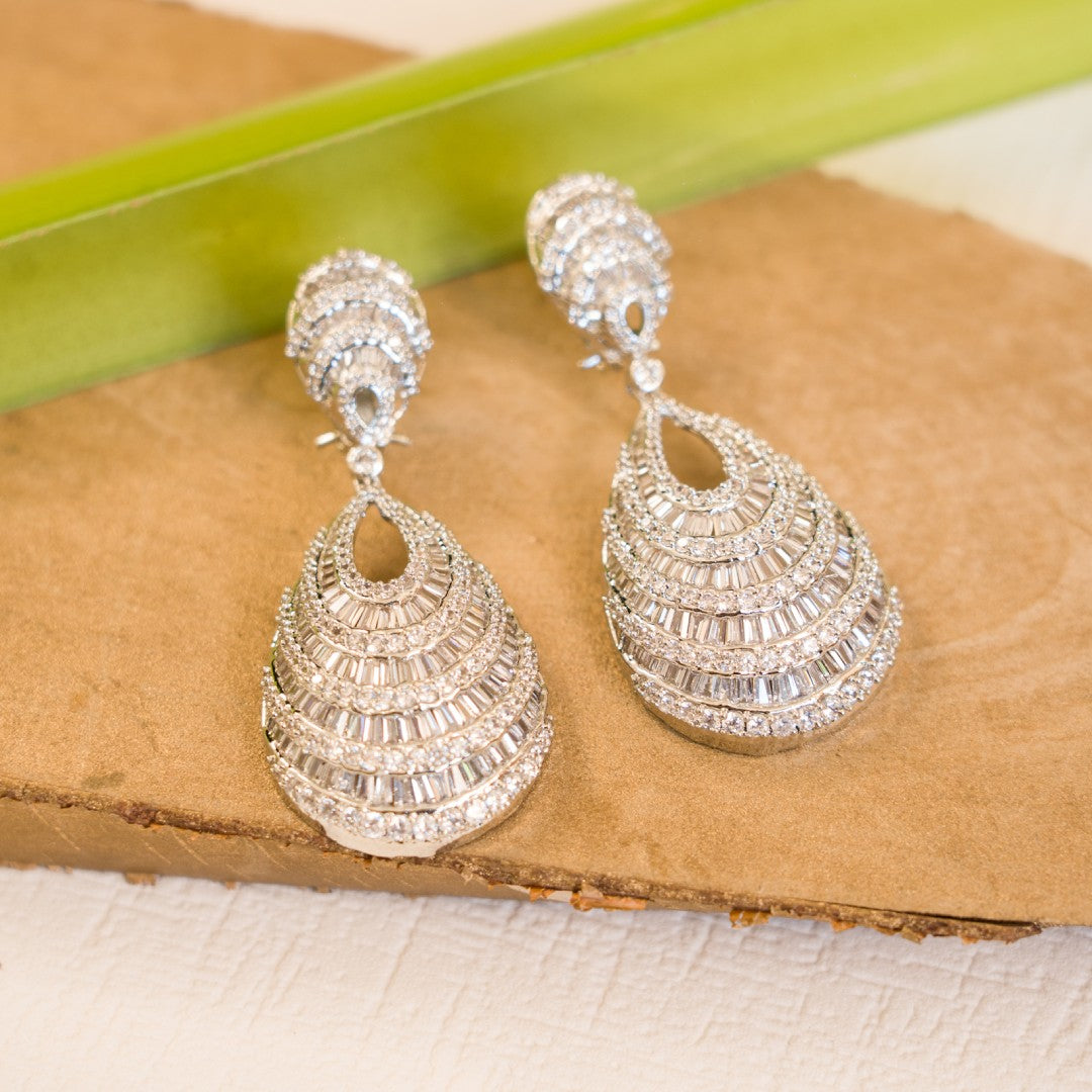 Baquette Stiff Earrings