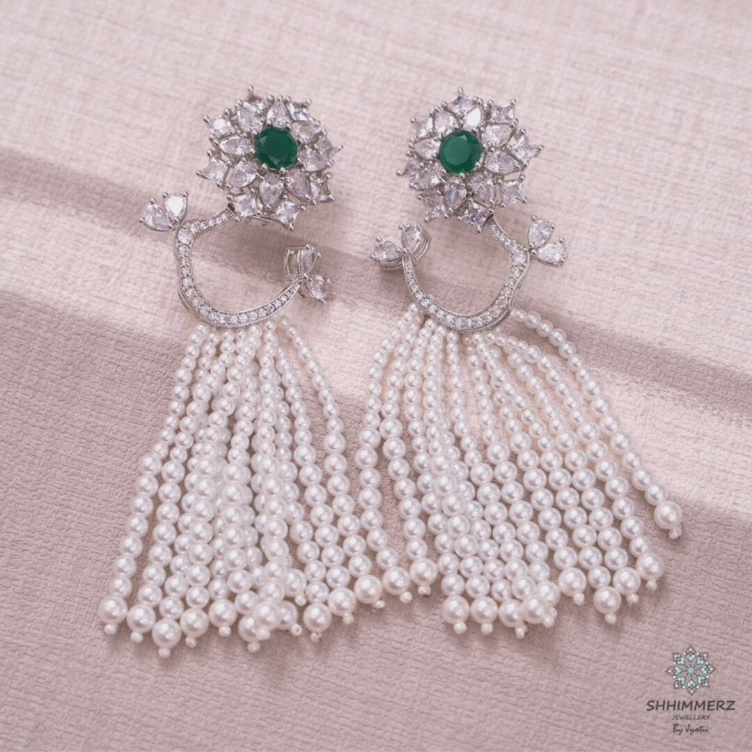 Pearl Hanging Earrings