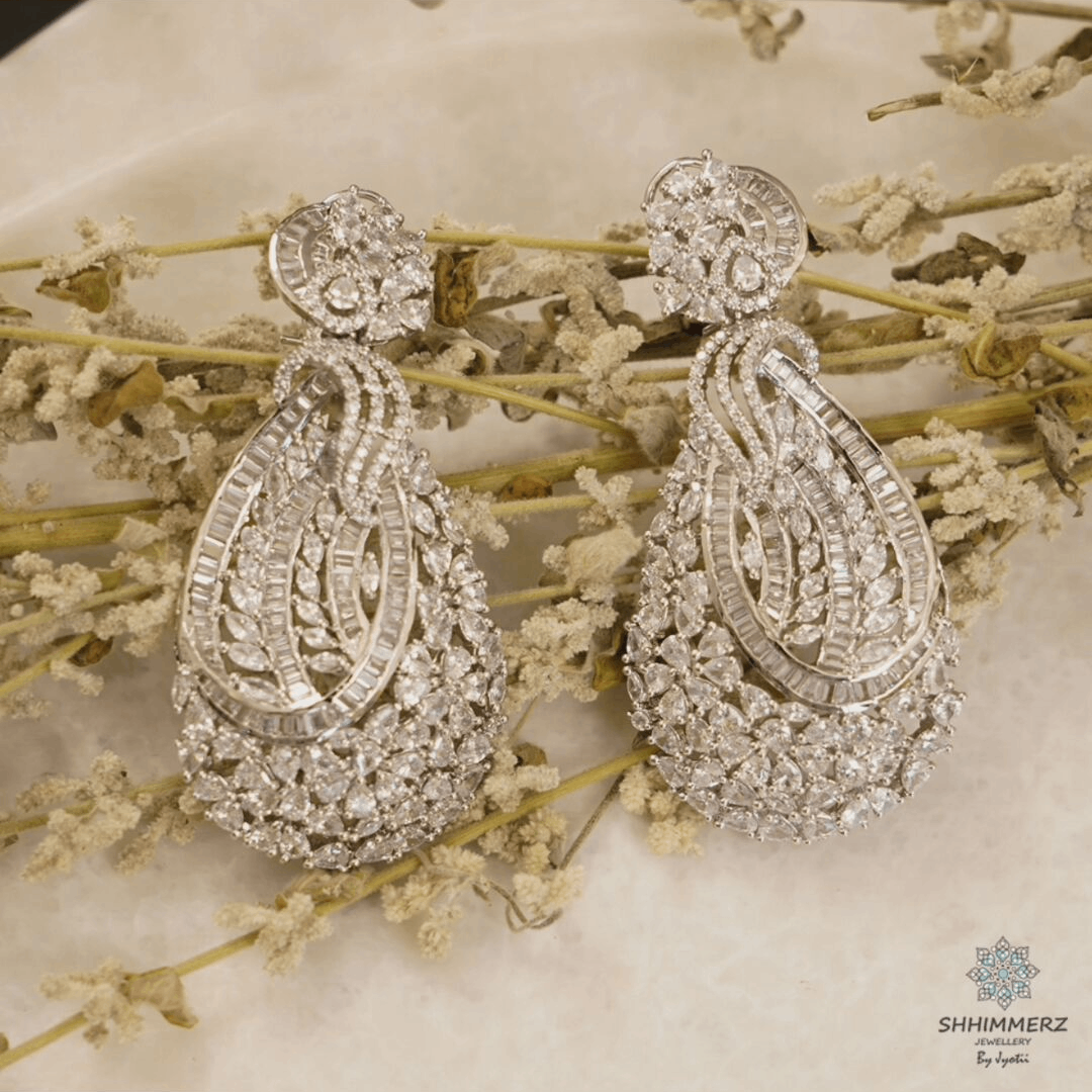 Fancy Flora Diamond Earrings