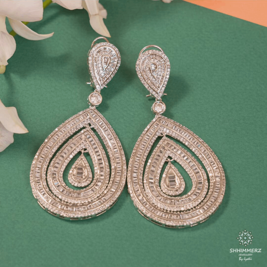 Illusion Settings Earrings