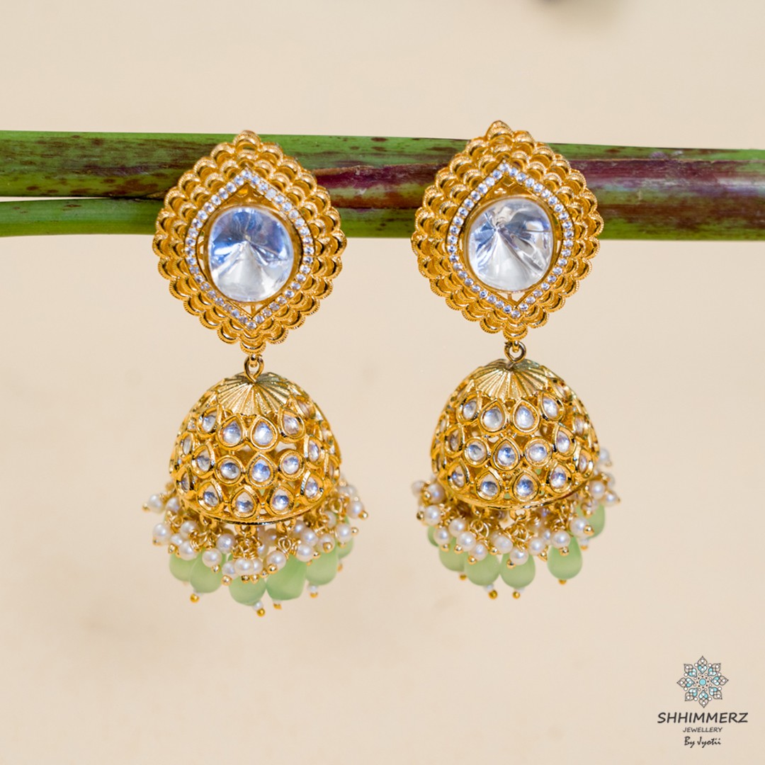 Glittering Jhumkas