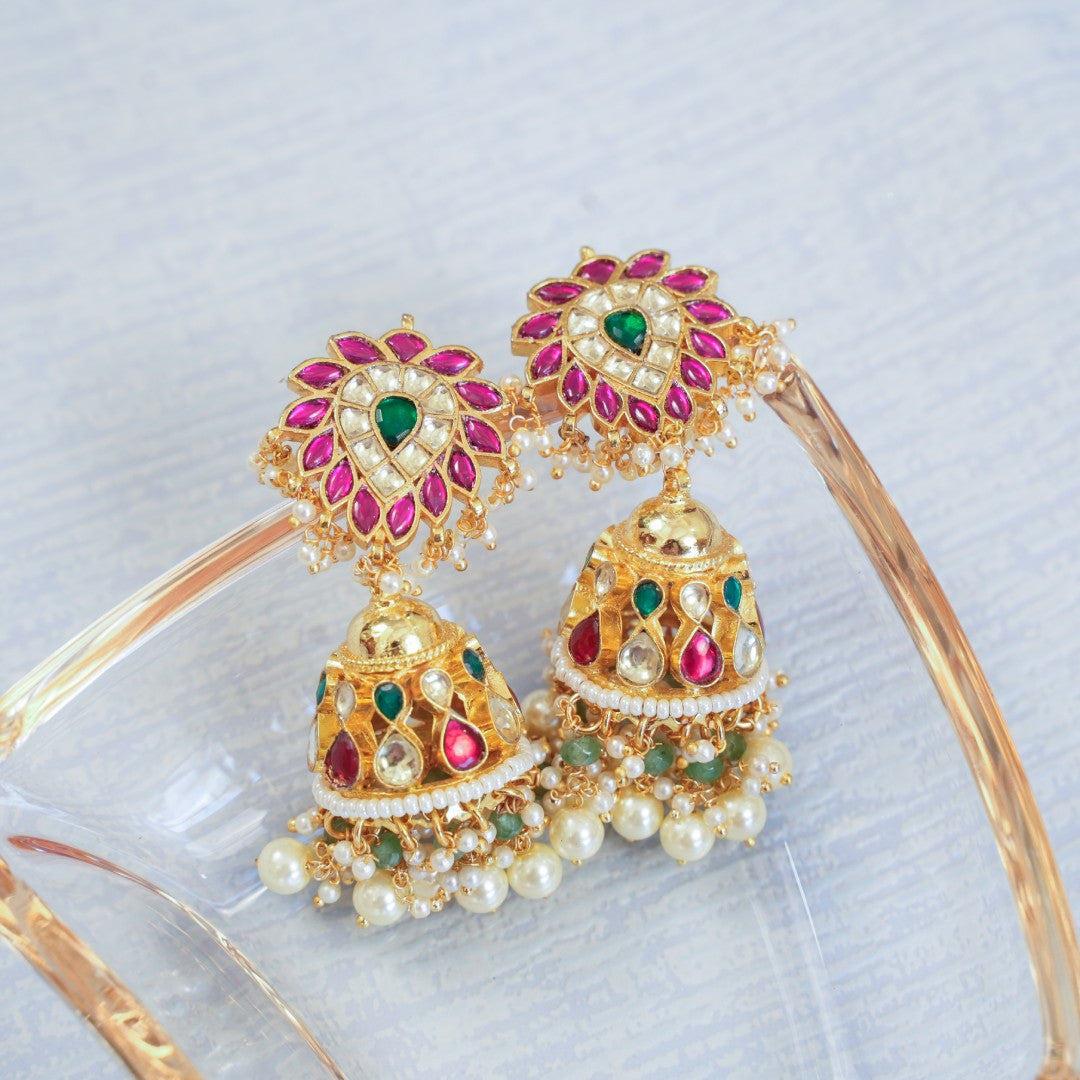 Ruby Jhumkas