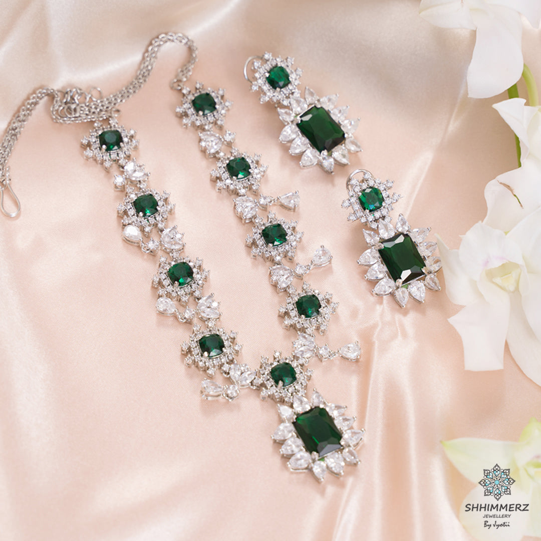 Emerald Drop Earrings