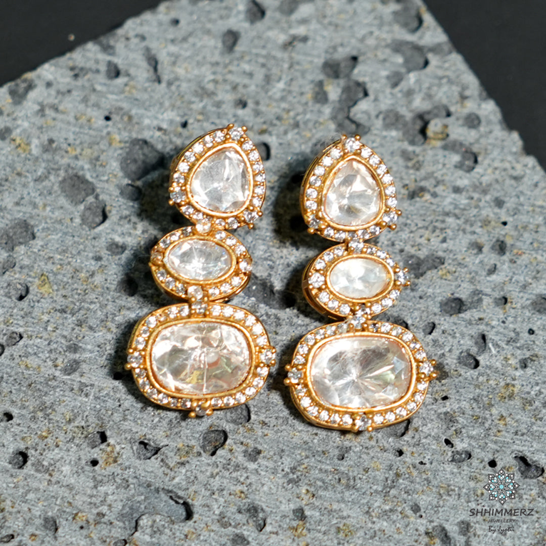 Triple Layer Earrings