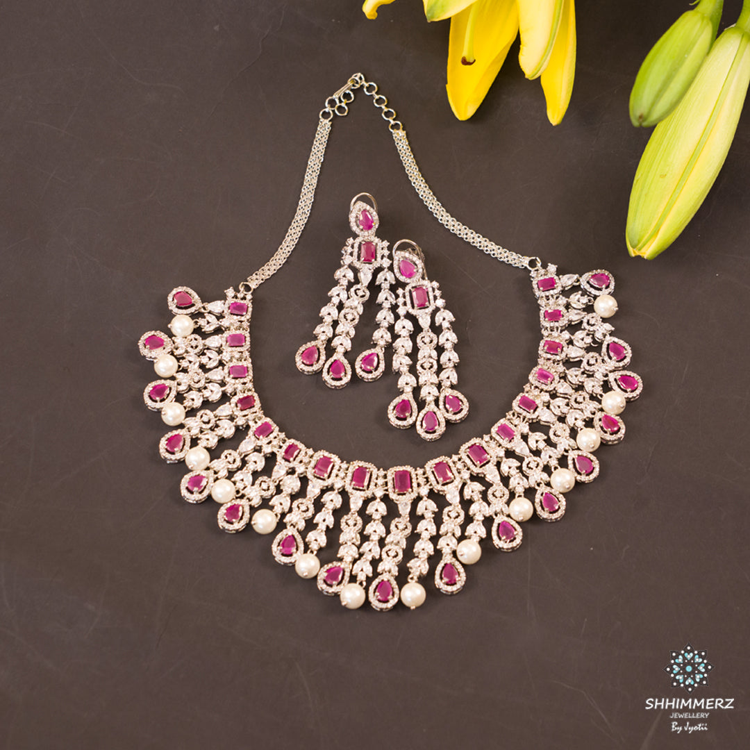 Ruby Pearl Set