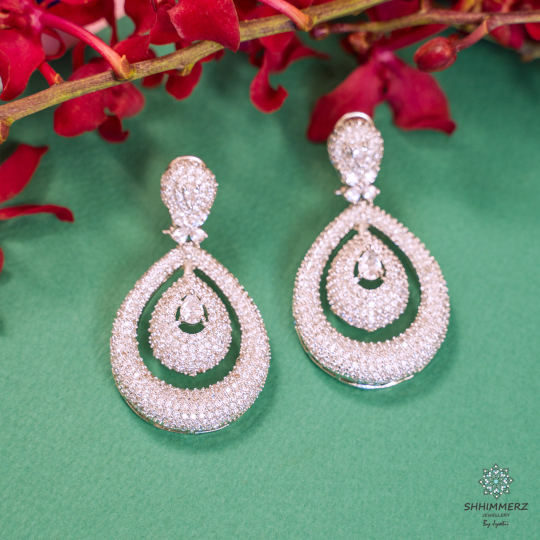 Invisible Setting Earrings
