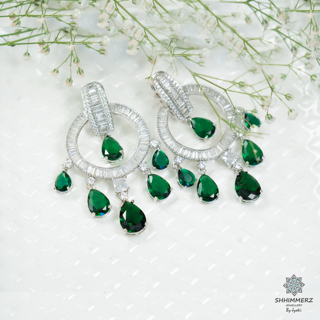 Emerald Drop Earrings