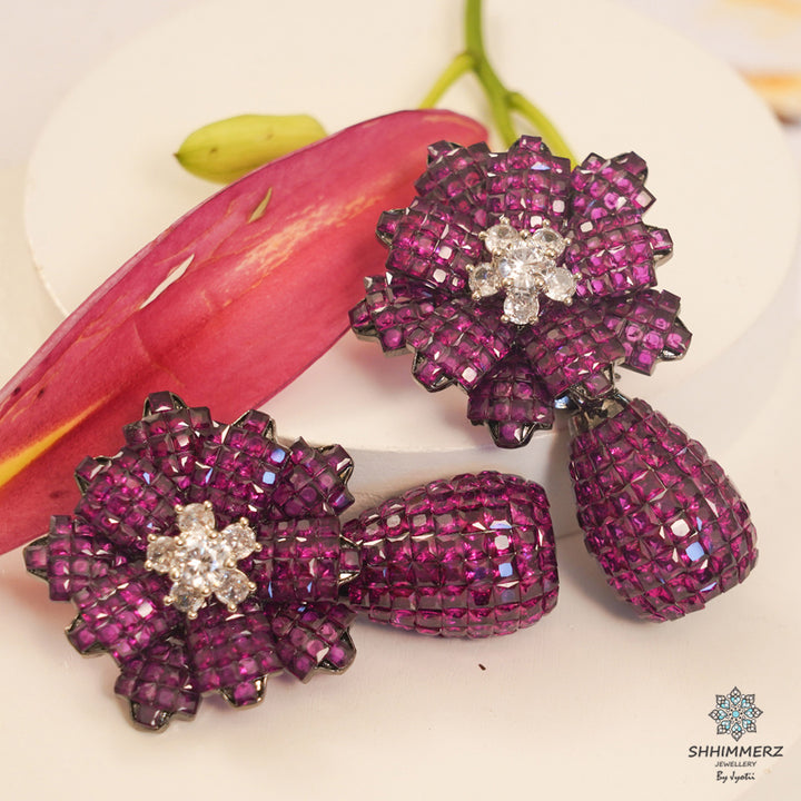 3D Floral Earrings