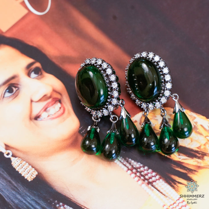 Stone Drop Earrings