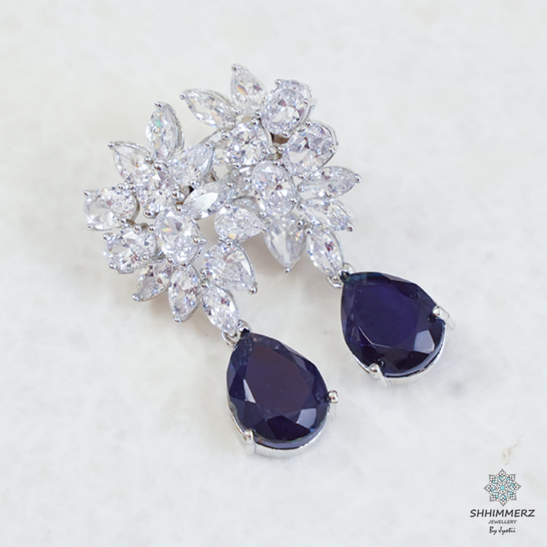 Cluster Coloured Earrings