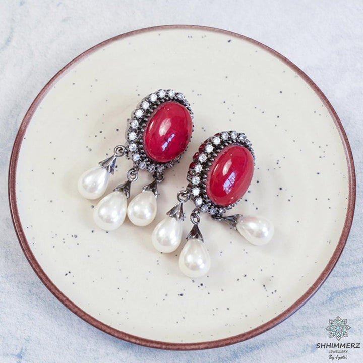 Stone Drop Earrings