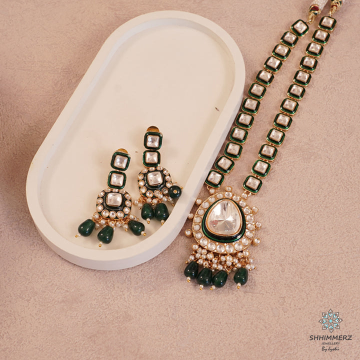 Nayab Uncut Polki Neckpiece