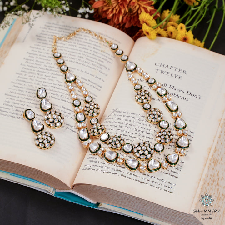 Meena Dual layer Kundan Neckpiece