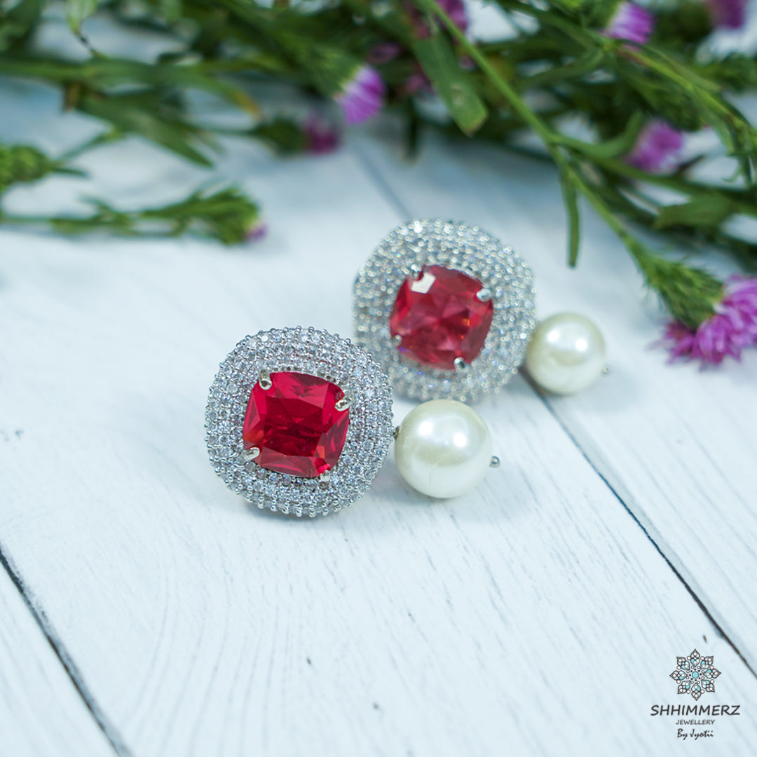 Little Ruby Studs