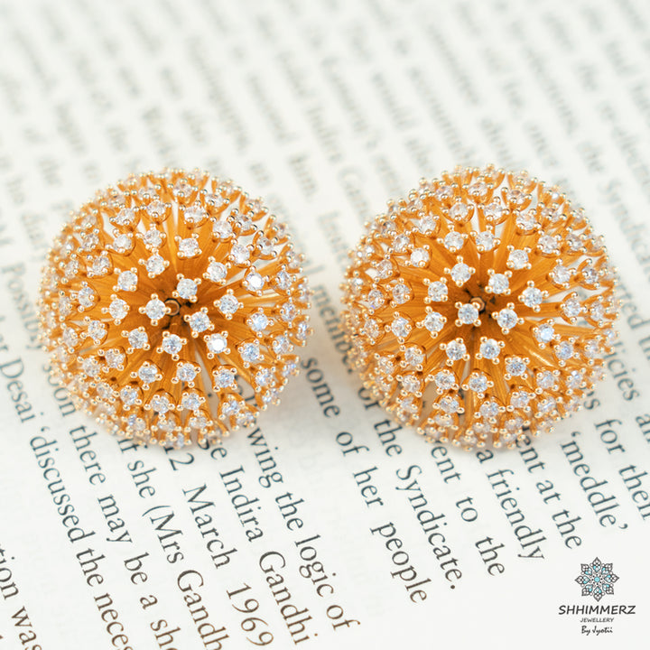 Round Spikes Earrings