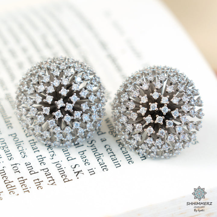 Round Spikes Earrings