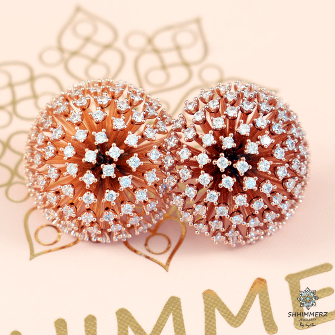 Round Spikes Earrings