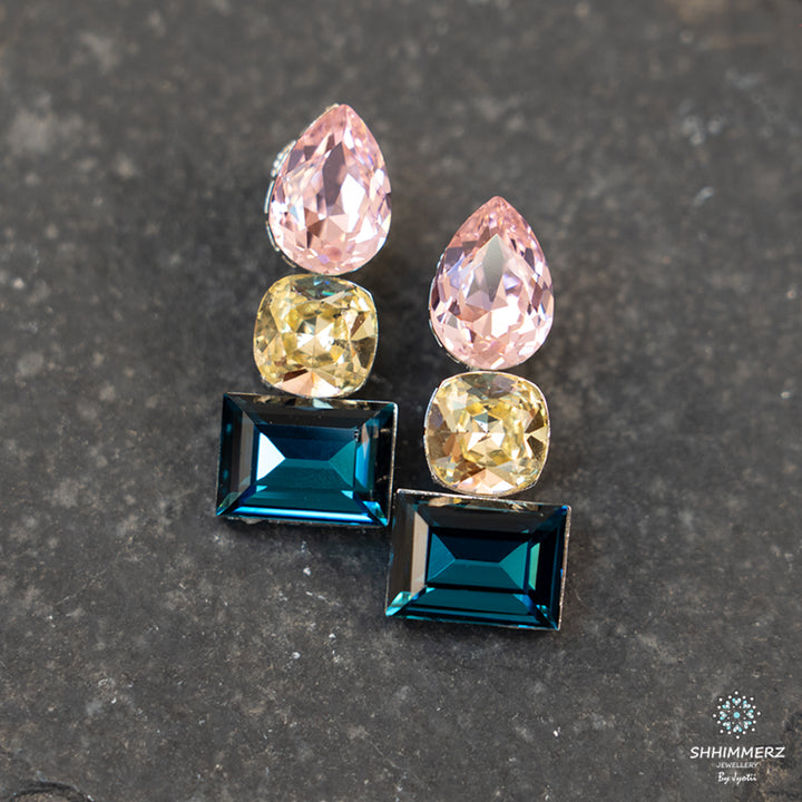 Tri Stone Studs