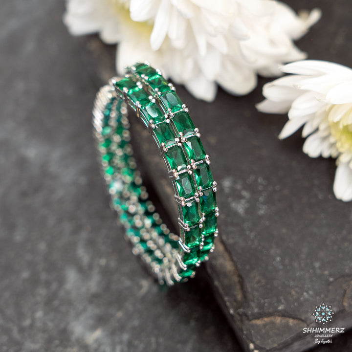 Emerald Hoops