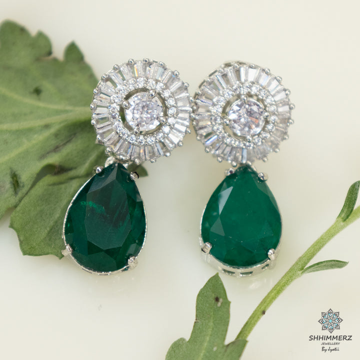 Emerald Drop Earrings