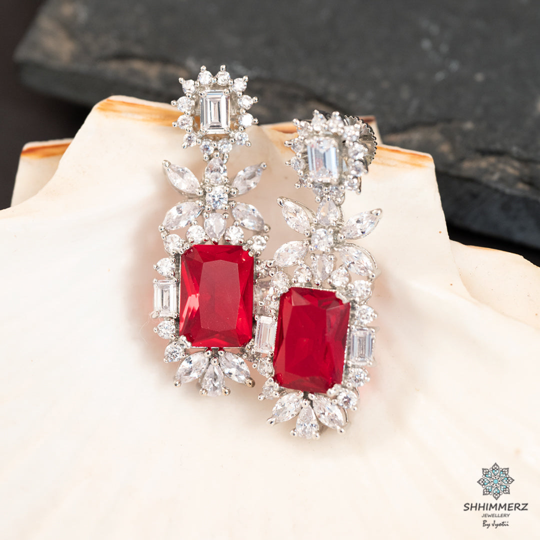 Tiny Square Earrings