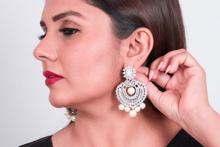 Pearl Drop Chandbali