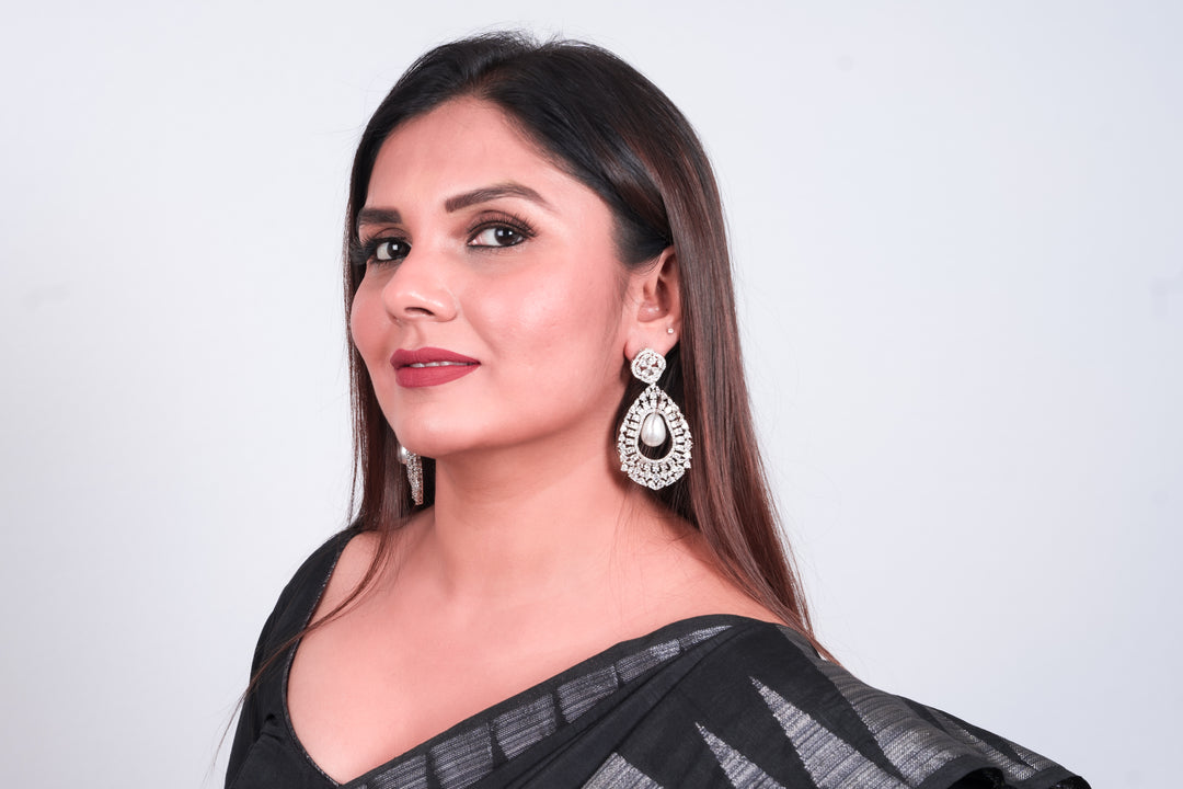 Noor Diamond Pearl Drops