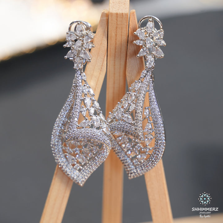 Swirled Net Earrings