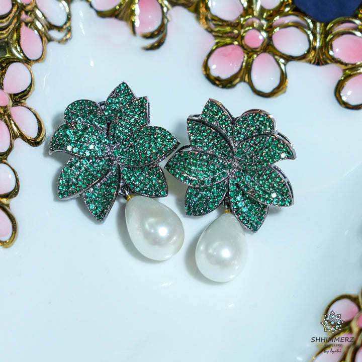 invisible Flower Earrings