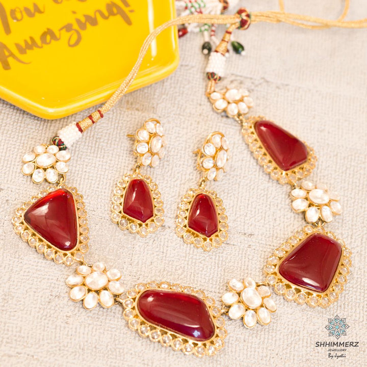 Bold Ruby Neckpiece