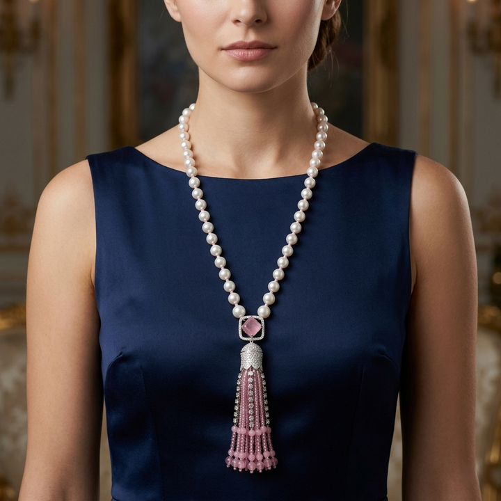 Blue Tassel Drop