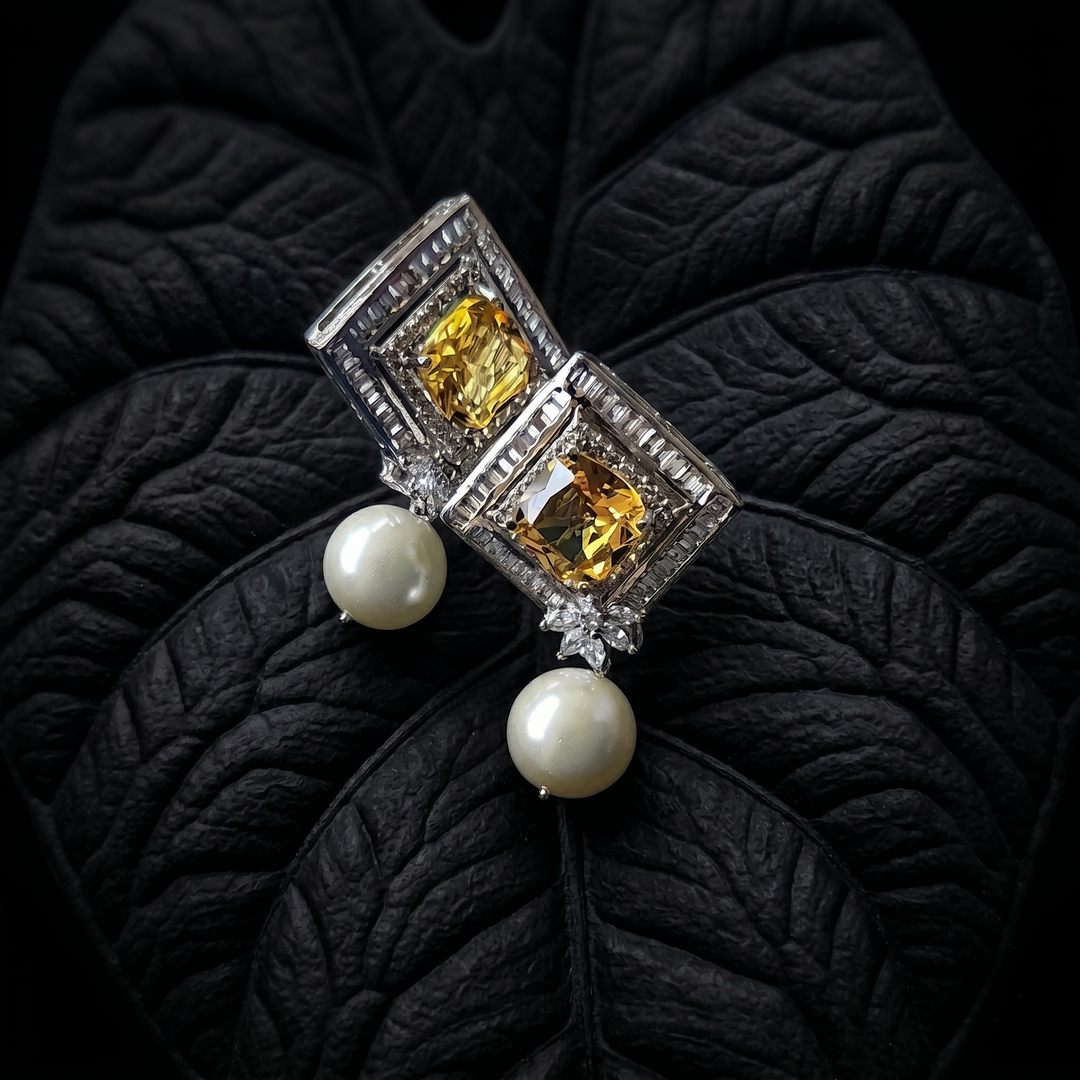 Square Purple Studs