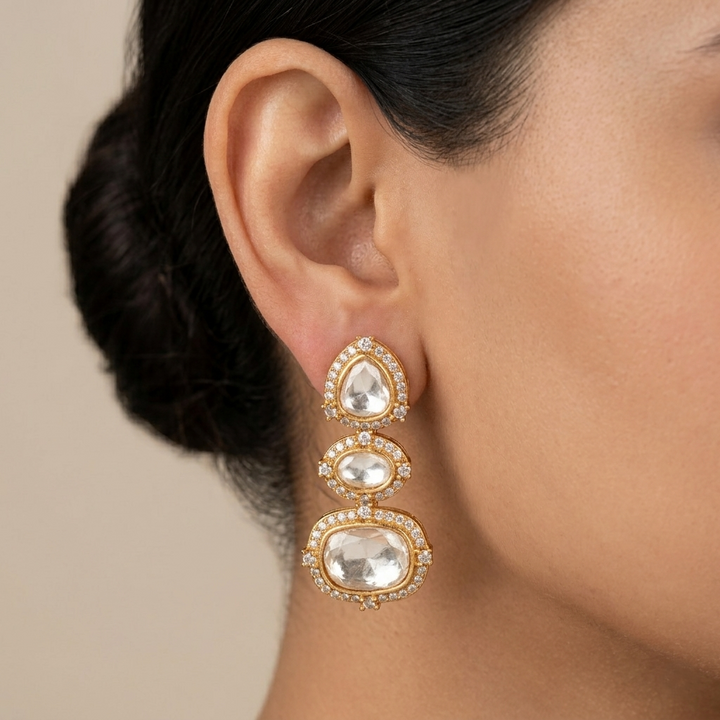 Triple Layer Earrings