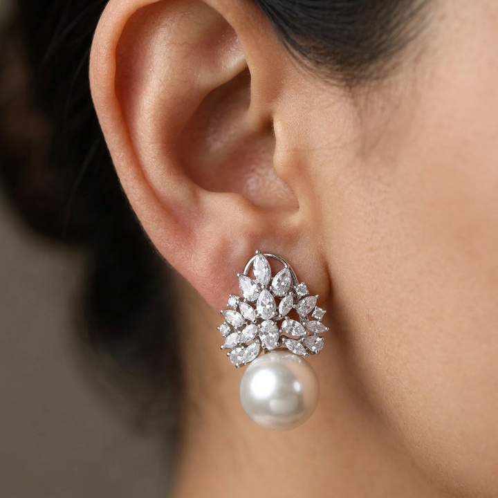 Diamond Drop Earrings