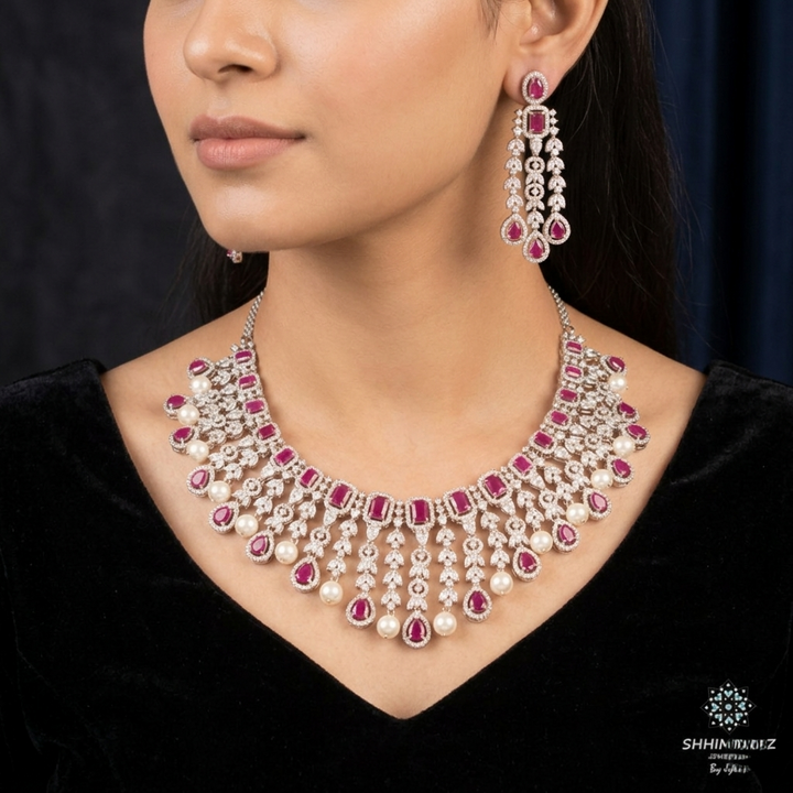 Ruby Pearl Set
