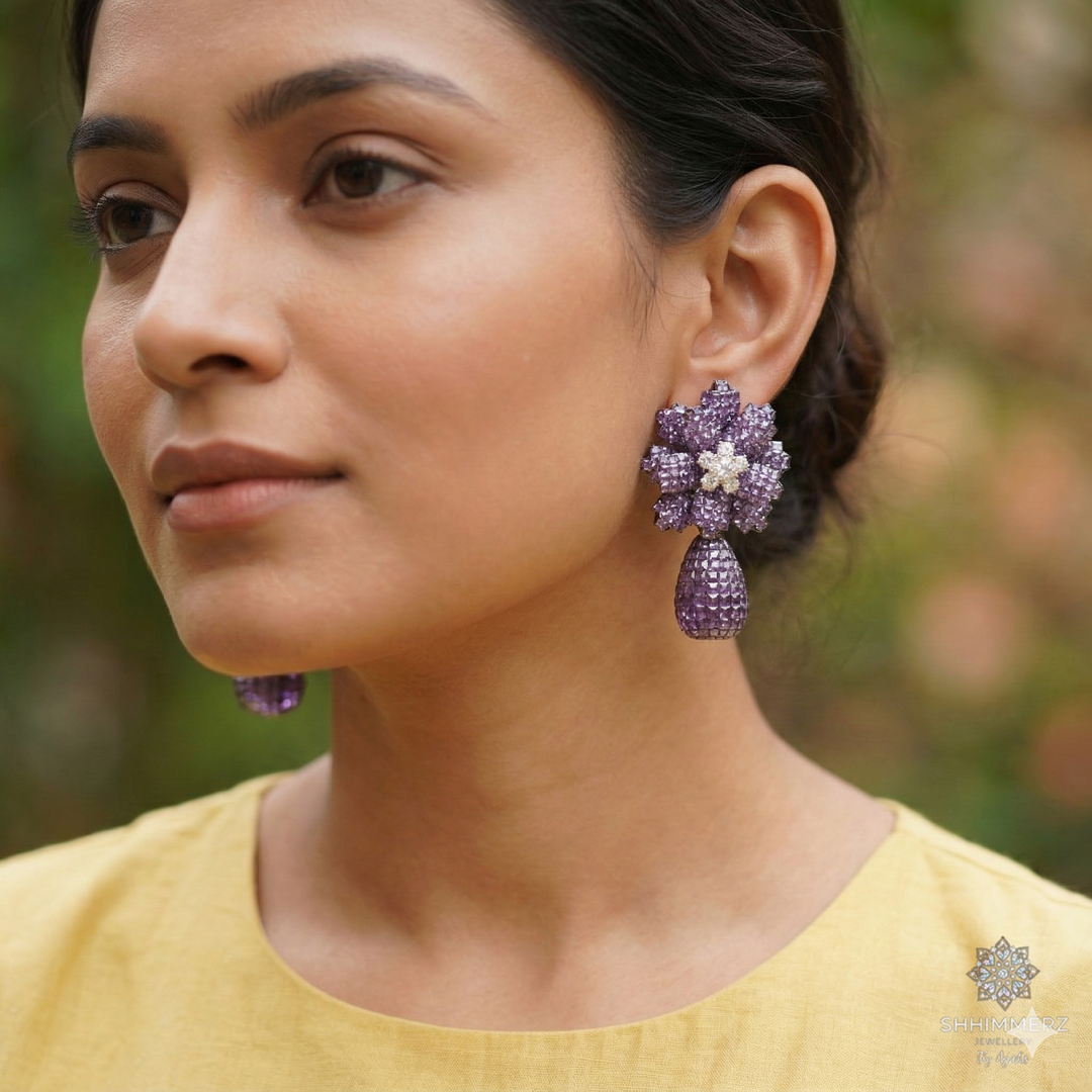 3D Floral Earrings