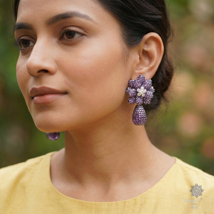 3D Floral Earrings