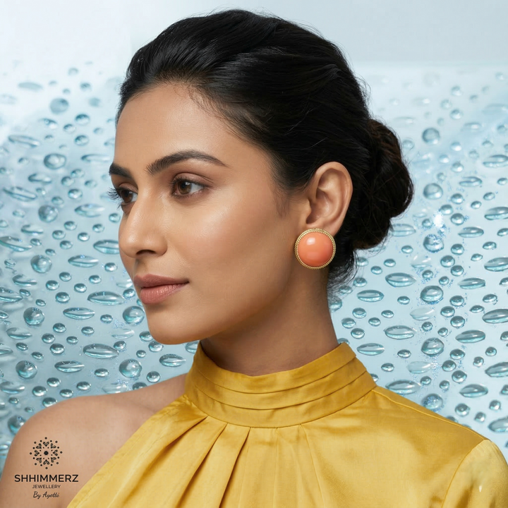 Orange Candy Earringse