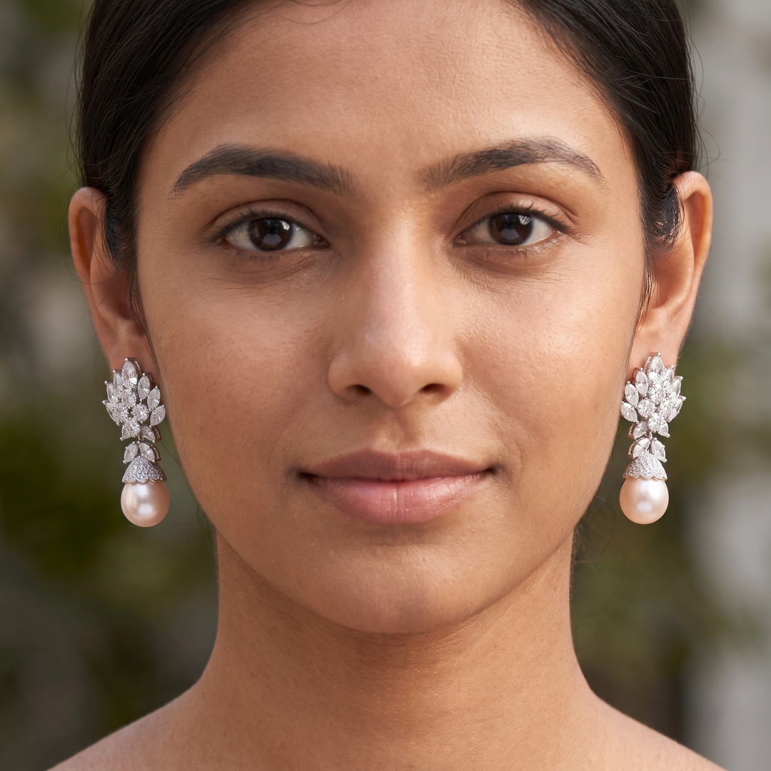 Pearly Drops Earrings