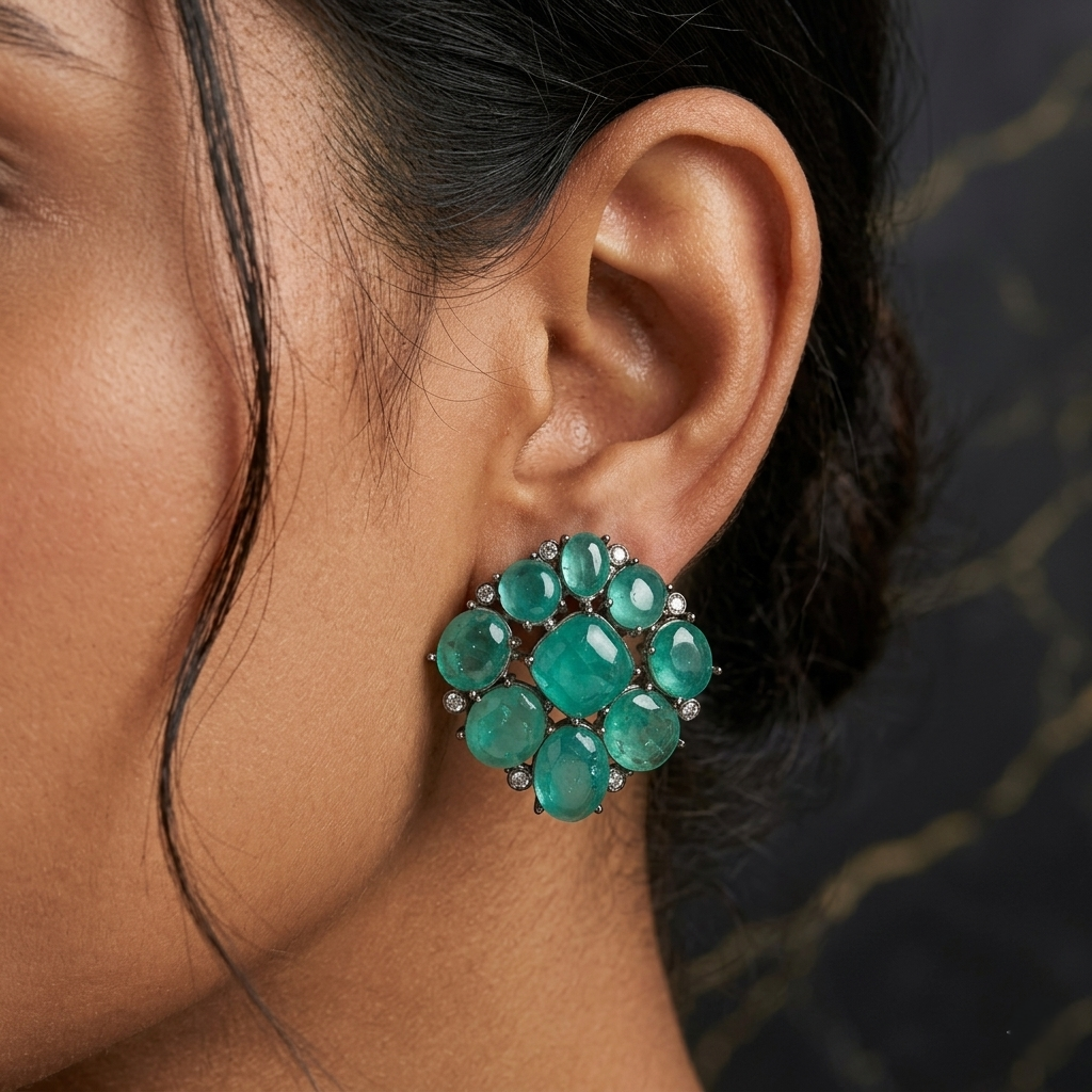 Cluster Earrings