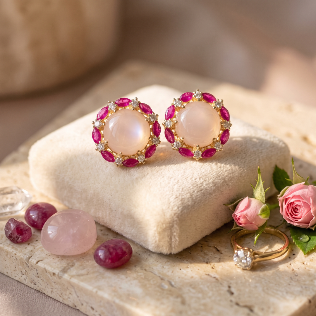 Rosy Earrings