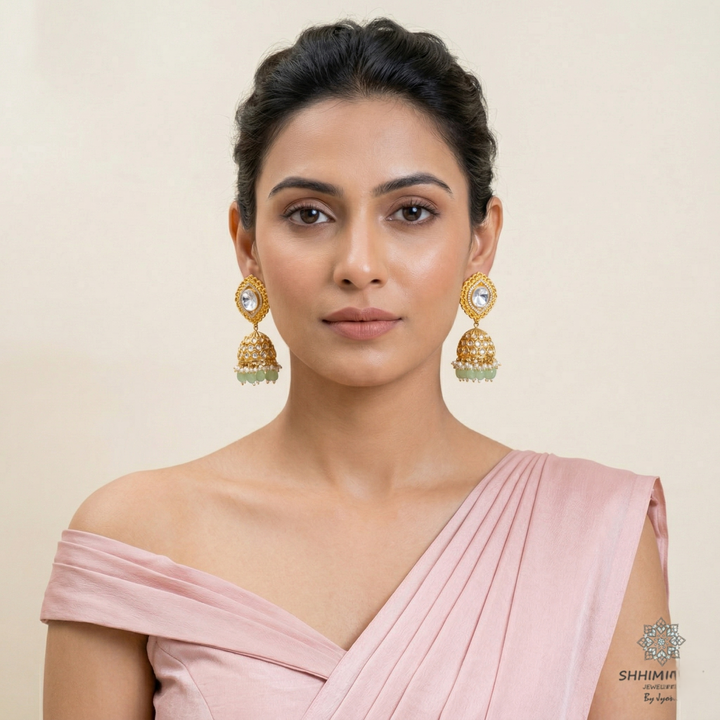 Glittering Jhumkas