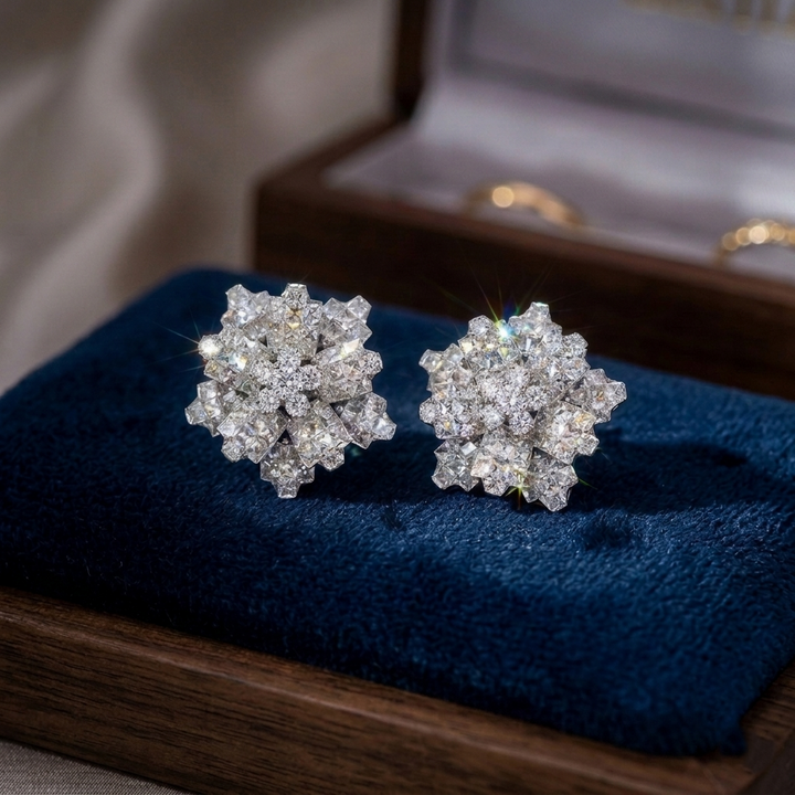 Flower Invisible Studs