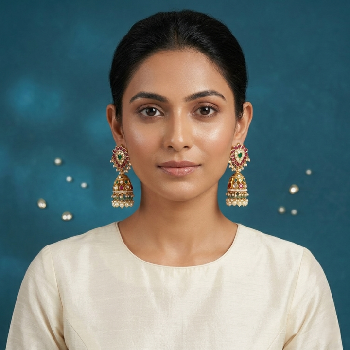 Ruby Jhumkas