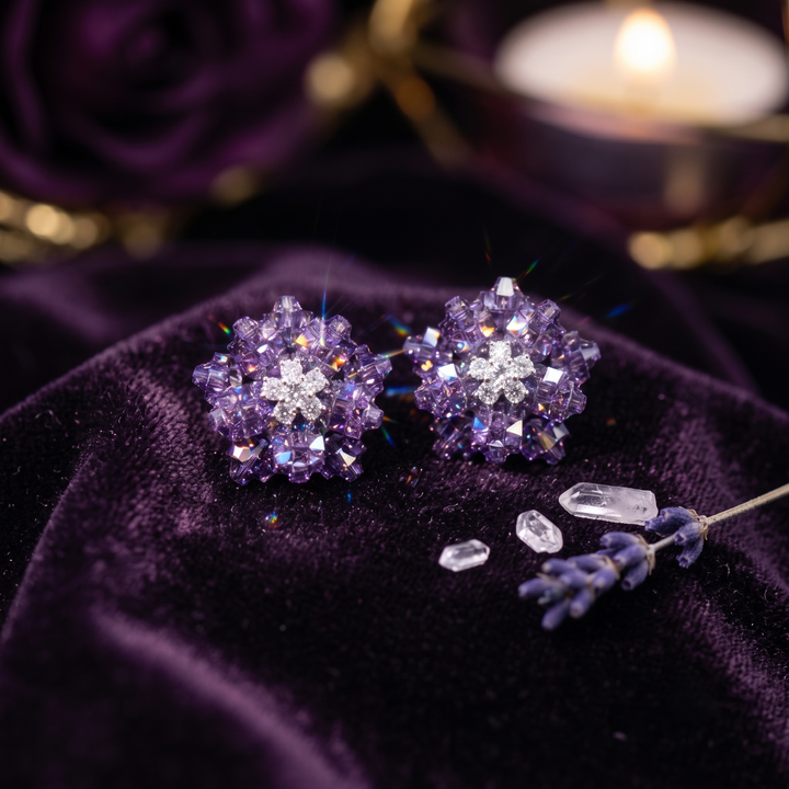 Flower Invisible Studs