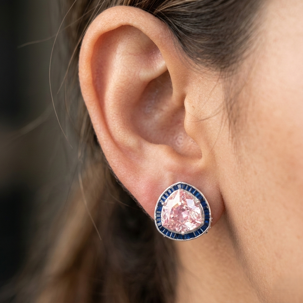 Tri Swarovski Studs