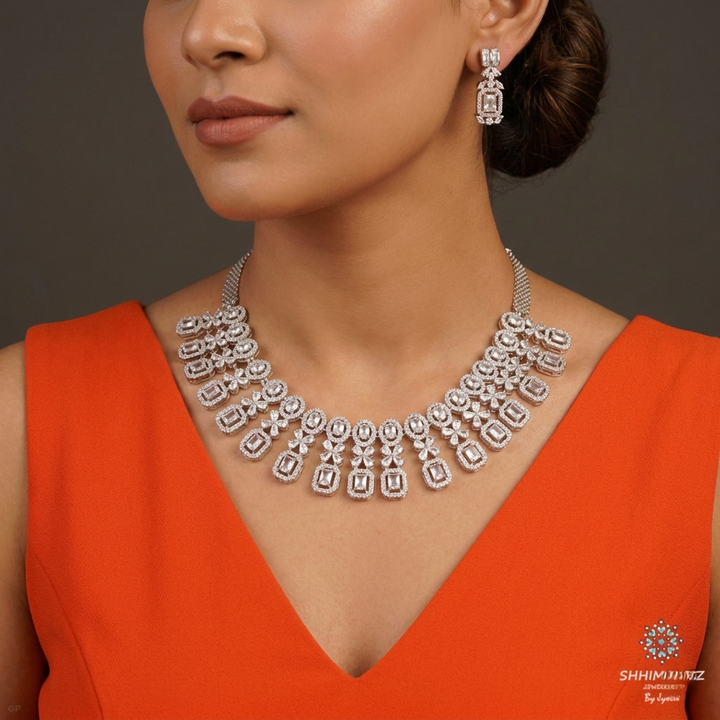 Diamond Fall Neckpiece.