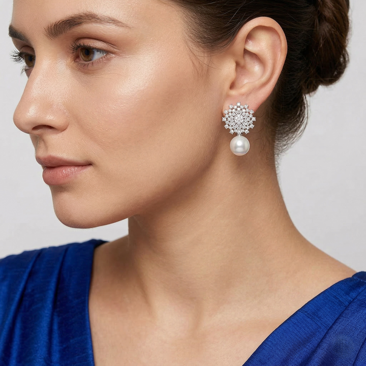 Cluster with Pearl Drop
