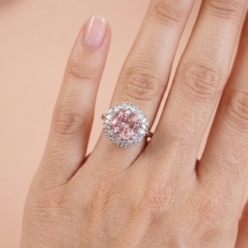 Bliss Pink Stone Ring